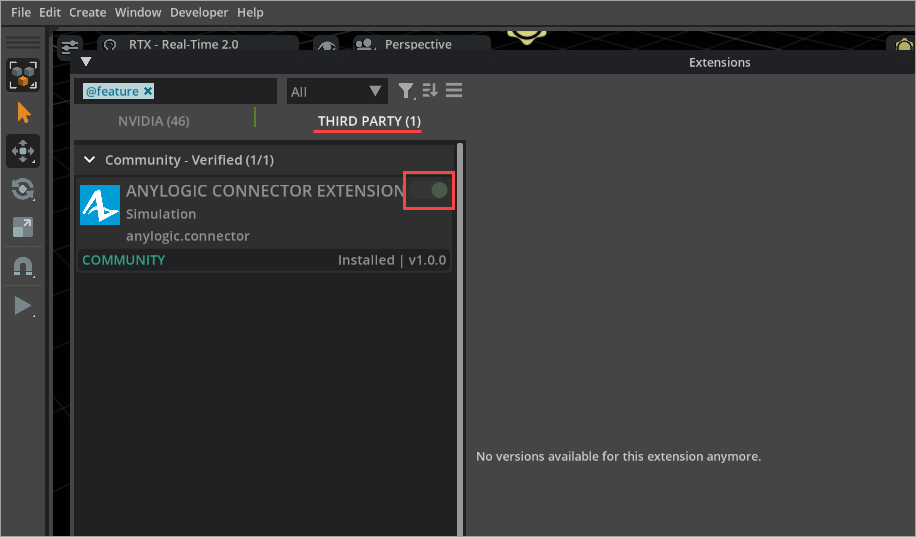 NVIDIA Kit: Enabling the extension