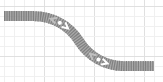 AnyLogic: The reversible conveyor in the graphical editor